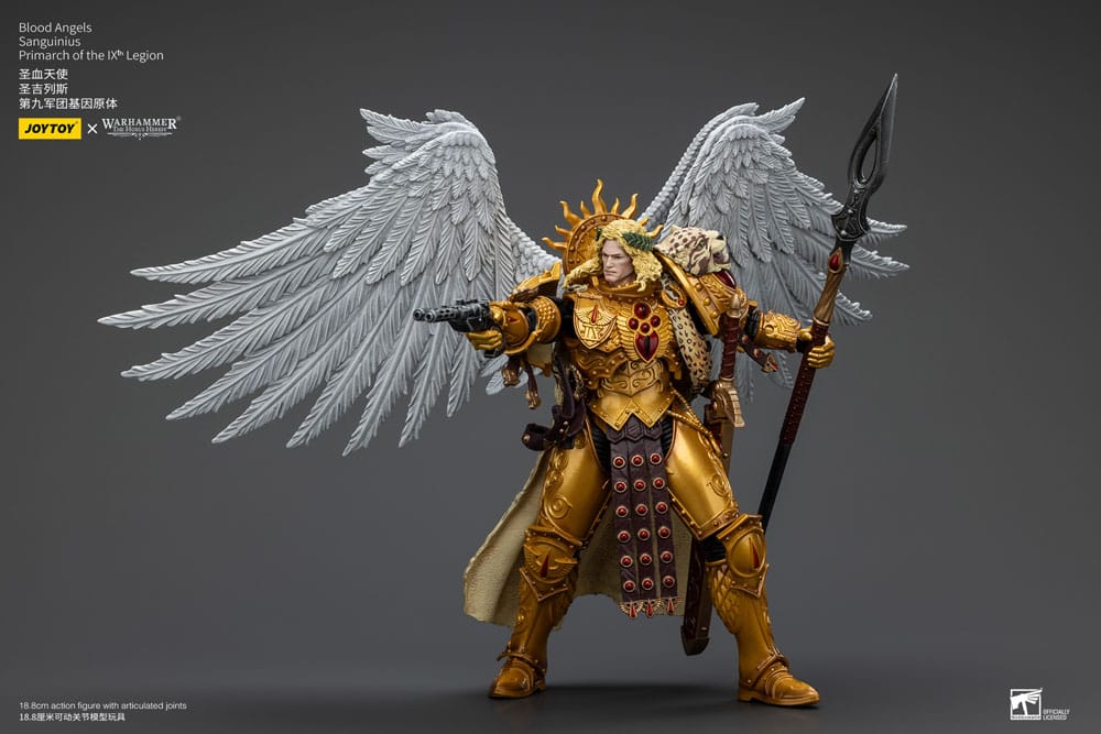 Warhammer The Horus Heresy Action Figure 1/18 Blood Angels Sanguinius Primarch of the IXth Legion 19 cm Joy Toy (CN)