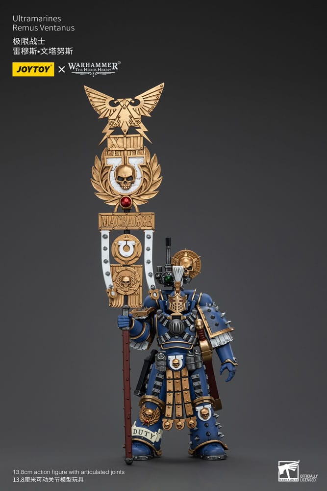 Warhammer The Horus Heresy Action Figure 1/18 Ultramarines Remus Ventanus 14 cm Action figures