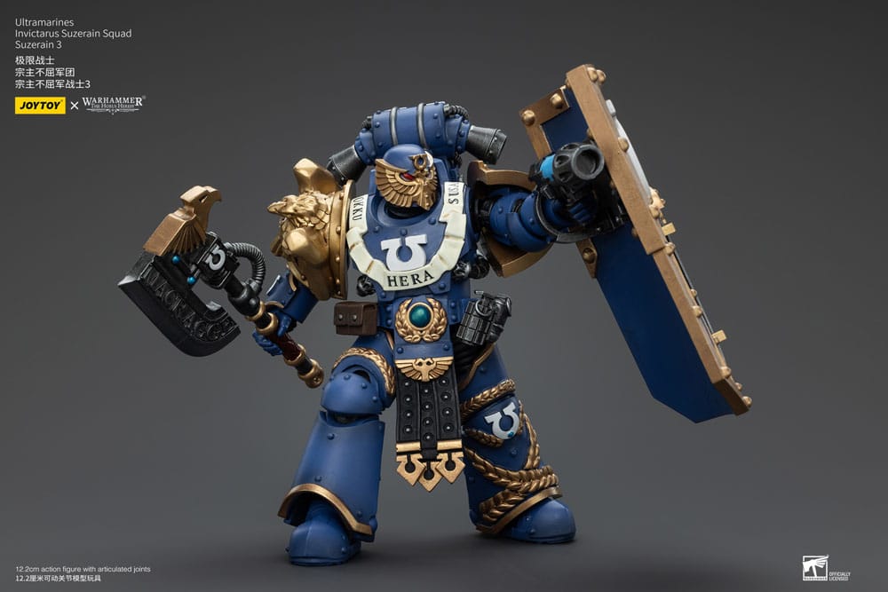 Warhammer The Horus Heresy Action Figure 1/18 Ultramarines Invictarus Suzerain Squad Suzerain 3 12 cm Action figures