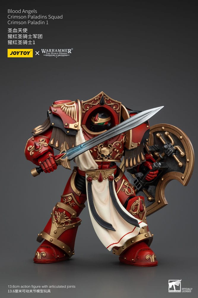 Warhammer The Horus Heresy Action Figure 1/18 Blood Angels Crimson Paladins Squad Crimson Paladin 1 14 cm Action figures