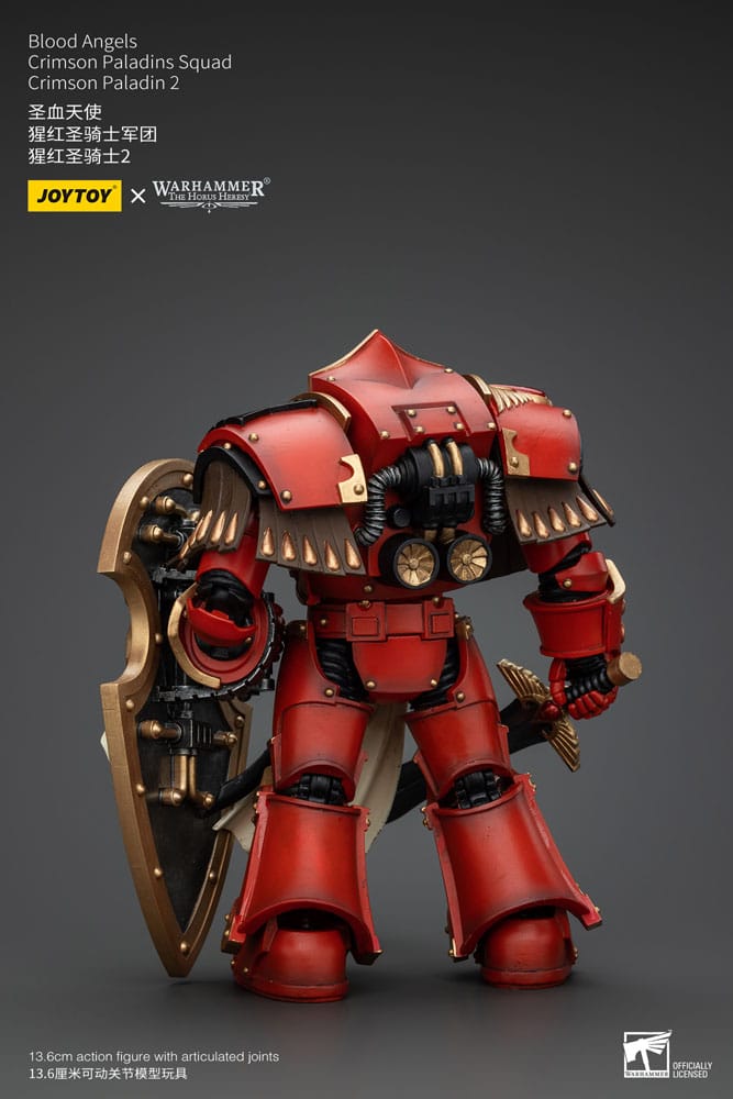 Warhammer The Horus Heresy Action Figure 1/18 Blood Angels Crimson Paladins Squad Crimson Paladin 2 14 cm Joy Toy (CN)