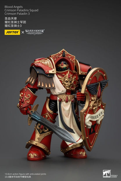 Warhammer The Horus Heresy Action Figure 1/18 Blood Angels Crimson Paladins Squad Crimson Paladin 3 14 cm Joy Toy (CN)