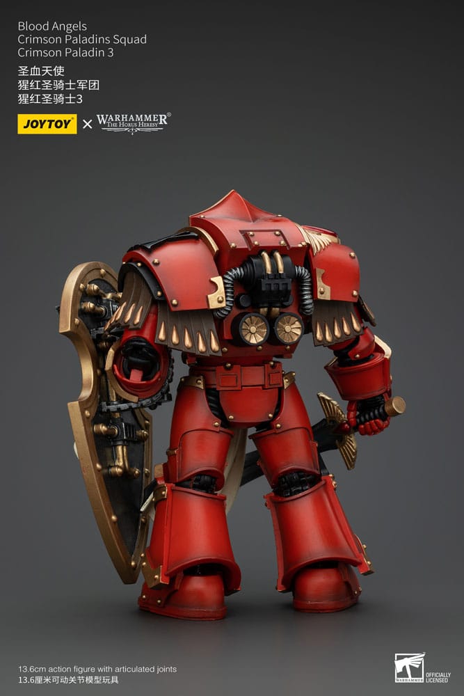 Warhammer The Horus Heresy Action Figure 1/18 Blood Angels Crimson Paladins Squad Crimson Paladin 3 14 cm Joy Toy (CN)