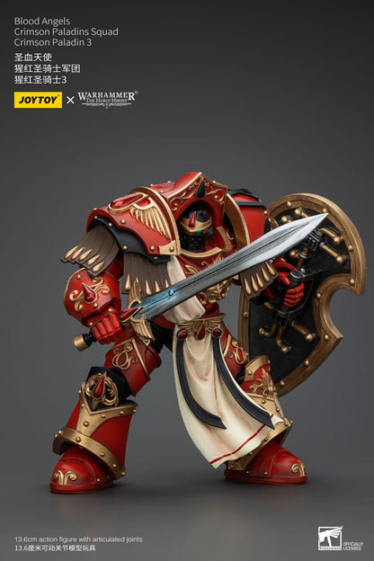 Warhammer The Horus Heresy Action Figure 1/18 Blood Angels Crimson Paladins Squad Crimson Paladin 3 14 cm Action figures