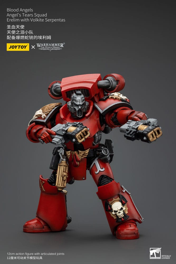 Warhammer The Horus Heresy Action Figure 1/18 Blood Angels Angel's Tears SquadErelim with Volkite Serpentas 12 cm Joy Toy (CN)