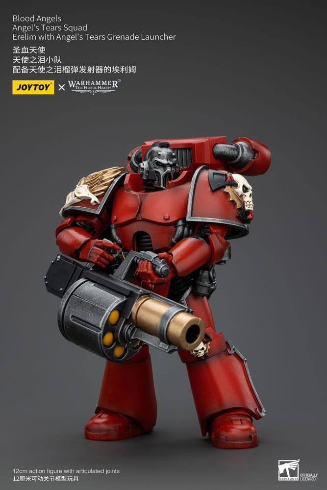 Warhammer The Horus Heresy Action Figure 1/18 Blood Angels Angelâ€™s Tears Squad Erelim with Angelâ€™s Tears Grenade