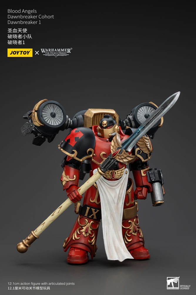 Warhammer The Horus Heresy Action Figure 1/18 Blood Angels Dawnbreaker Cohort Dawnbreaker 1 13 cm Joy Toy (CN)