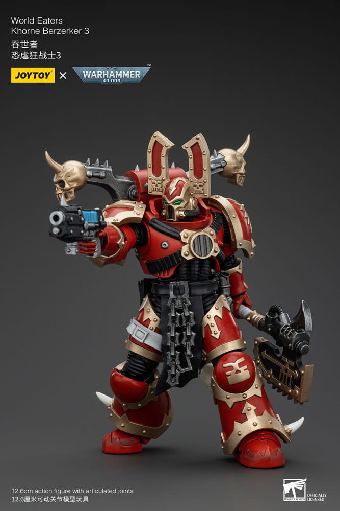 Warhammer 40k Action Figure 1/18 World Eaters Khorne Berzerker 3 13 cm Action figures