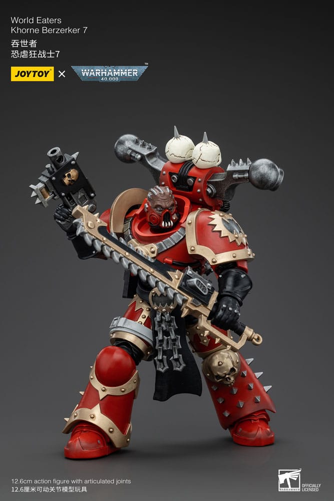 Warhammer 40k Action Figure 1/18 World Eaters Khorne Berzerker 7 13 cm Action figures
