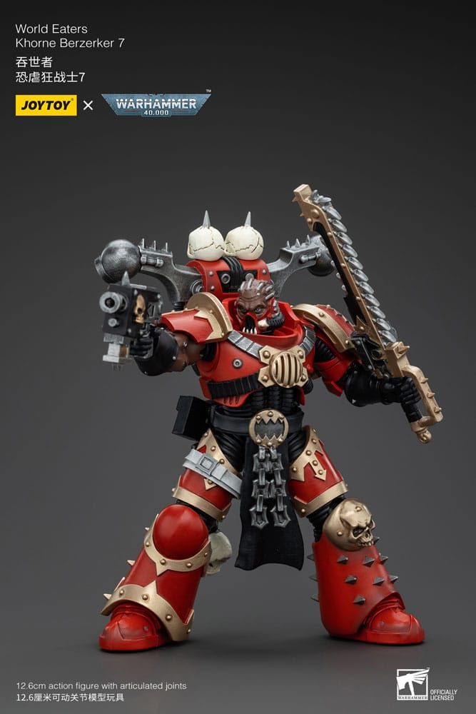 Warhammer 40k Action Figure 1/18 World Eaters Khorne Berzerker 7 13 cm Action figures