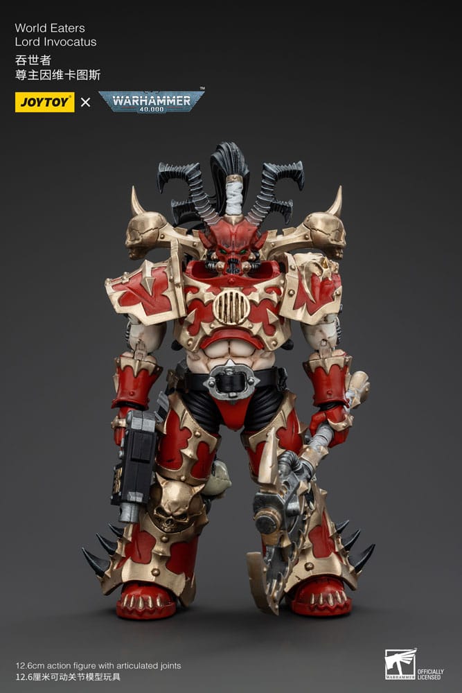 Warhammer 40k Action Figure 1/18 World Eaters Lord Invocatus 13 cm Action figures