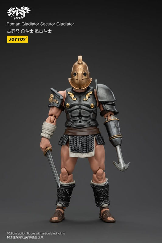 Strife Action Figure 1/18 Roman Gladiator Secutor Gladiator 11 cm Joy Toy (CN)