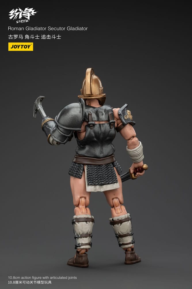 Strife Action Figure 1/18 Roman Gladiator Secutor Gladiator 11 cm Joy Toy (CN)