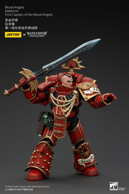 Warhammer The Horus Heresy Action Figure 1/18 Blood Angels Raldoron First Captain of the Blood Angels 13 cm