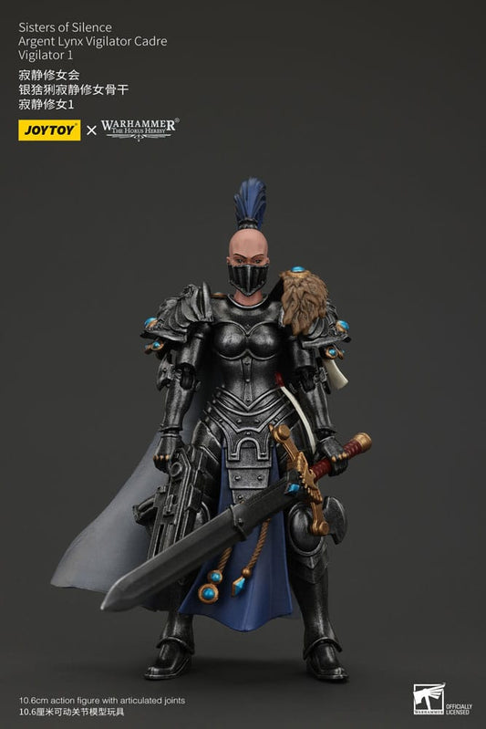 Warhammer The Horus Heresy Actionfigur Sisters of Silence Argent Lynx Vigilator Cadre Vigilator 1 19 cm Action figures