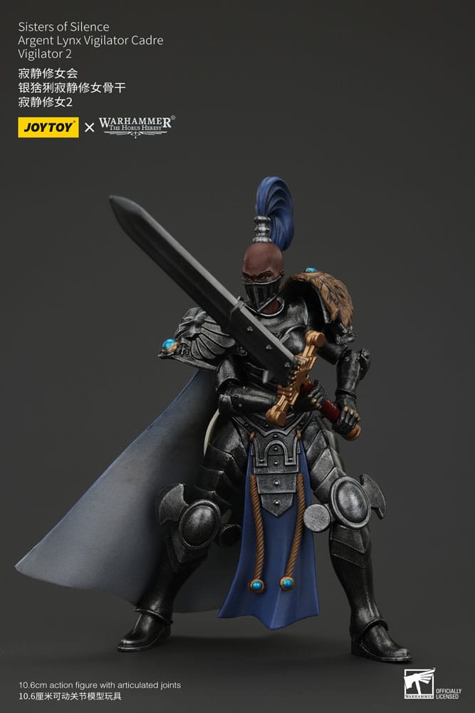 Warhammer The Horus Heresy Actionfigur Sisters of Silence Argent Lynx Vigilator Cadre Vigilator 2 19 cm Action figures