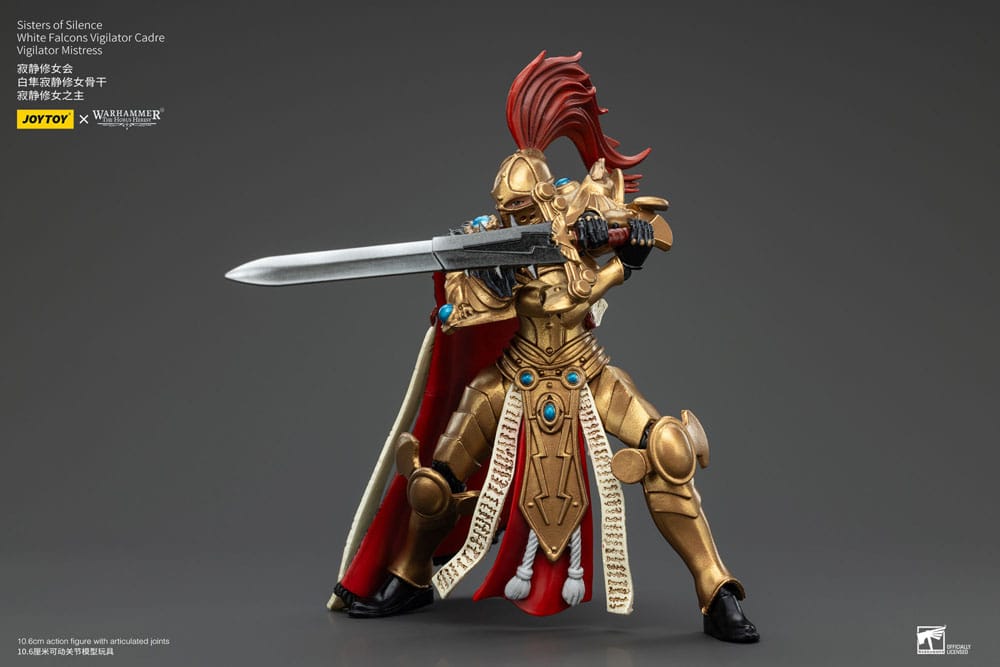 Warhammer The Horus Heresy Actionfigur Sisters of Silence White Falcons Vigilator Cadre Vigilator Mistress 19 cm Action