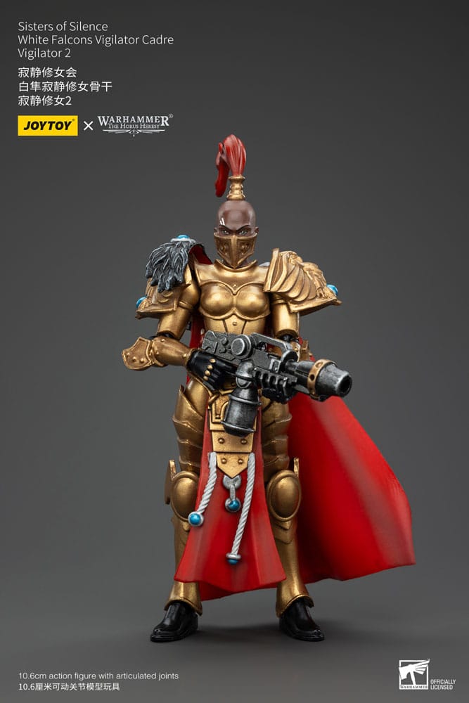 Warhammer The Horus Heresy Actionfigur Sisters of Silence White Falcons Vigilator Cadre Vigilator 2 19 cm Joy Toy (CN)