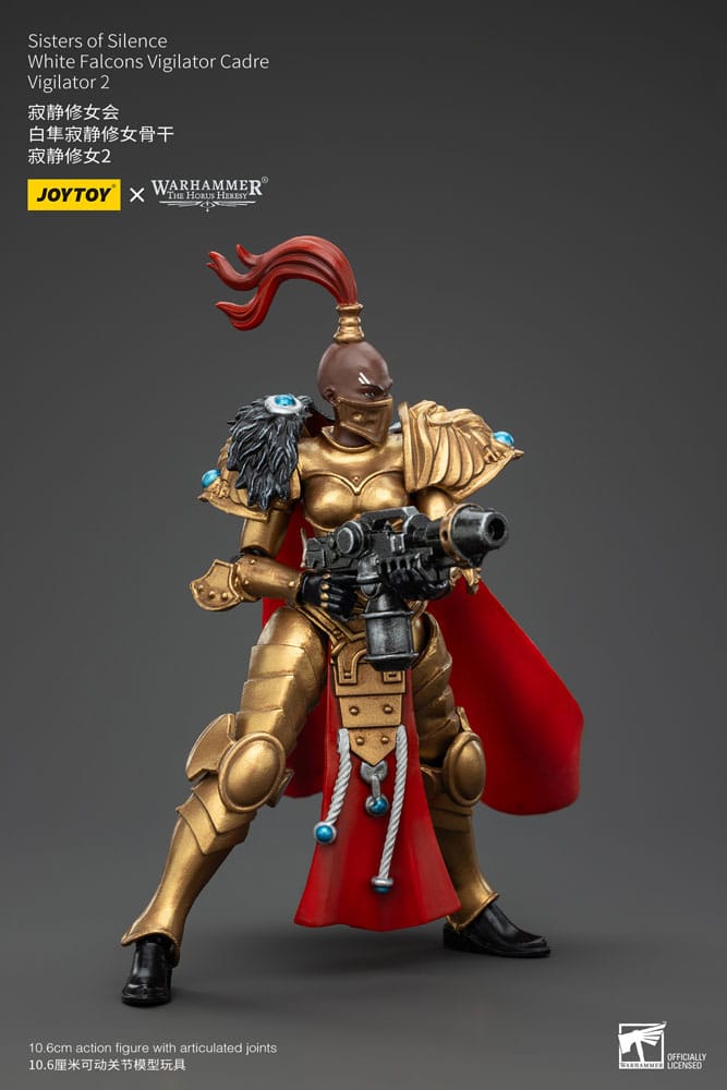 Warhammer The Horus Heresy Actionfigur Sisters of Silence White Falcons Vigilator Cadre Vigilator 2 19 cm Joy Toy (CN)