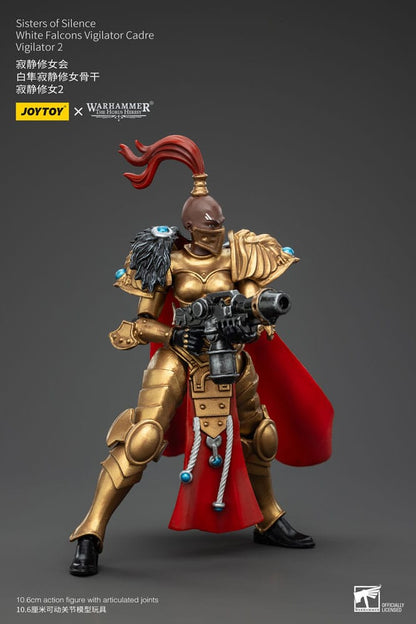 Warhammer The Horus Heresy Actionfigur Sisters of Silence White Falcons Vigilator Cadre Vigilator 2 19 cm Joy Toy (CN)