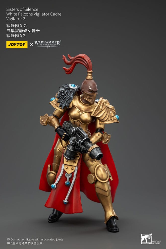 Warhammer The Horus Heresy Actionfigur Sisters of Silence White Falcons Vigilator Cadre Vigilator 2 19 cm Joy Toy (CN)
