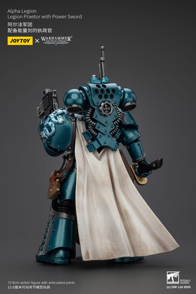 Warhammer The Horus Heresy Action Figure Alpha Legion Praetor with Power Sword 20 cm
