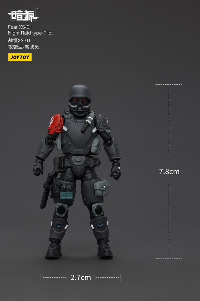 Battle For the Stars Actionfigur Fear XS-01 Night Raid type-Pilot 12 cm Action figures