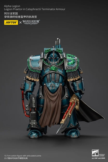Warhammer The Horus Heresy Action Figure Alpha Legion Legion Praetor in Cataphractii Terminator Armour 18 cm Joy Toy (CN)