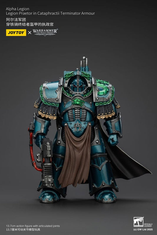 Warhammer The Horus Heresy Action Figure Alpha Legion Legion Praetor in Cataphractii Terminator Armour 18 cm Joy Toy (CN)