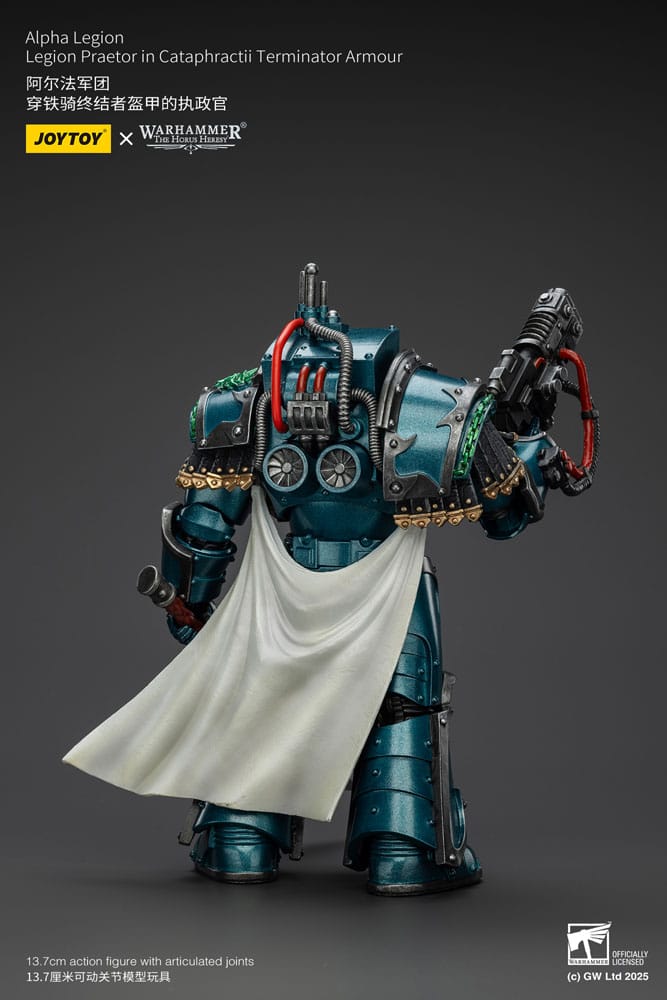 Warhammer The Horus Heresy Action Figure Alpha Legion Legion Praetor in Cataphractii Terminator Armour 18 cm Joy Toy (CN)