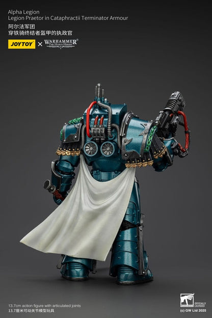Warhammer The Horus Heresy Action Figure Alpha Legion Legion Praetor in Cataphractii Terminator Armour 18 cm Joy Toy (CN)