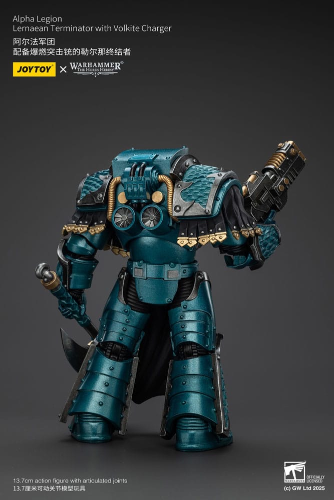 Warhammer The Horus Heresy Action Figure Alpha Legion Lernaean Terminator with Volkite Charger 20 cm Joy Toy (CN)