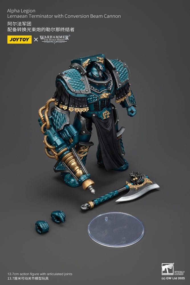 Warhammer The Horus Heresy Action Figure Alpha Legion Lernaean Terminator with Conversion Beam Cannon 20 cm Joy Toy (CN)