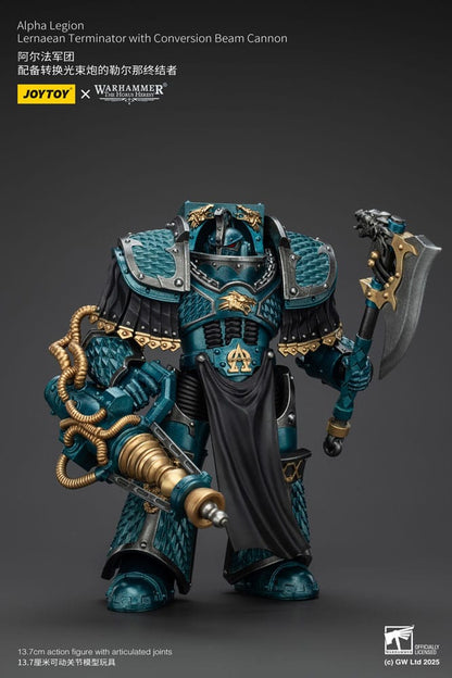 Warhammer The Horus Heresy Action Figure Alpha Legion Lernaean Terminator with Conversion Beam Cannon 20 cm Joy Toy (CN)