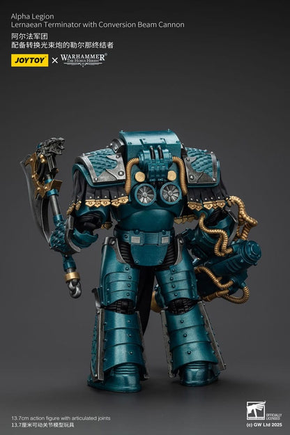 Warhammer The Horus Heresy Action Figure Alpha Legion Lernaean Terminator with Conversion Beam Cannon 20 cm Joy Toy (CN)