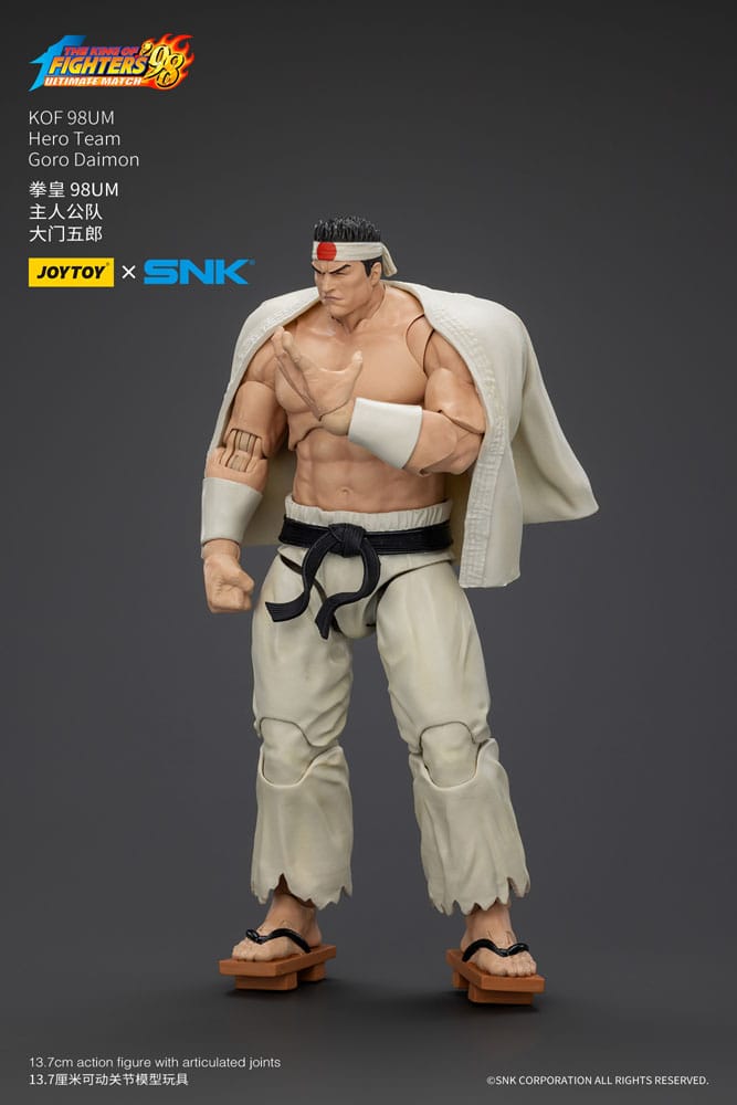 The King Of Fighters '98 Action Figure Hero Team Goro Daimon 12 cm Joy Toy (CN)