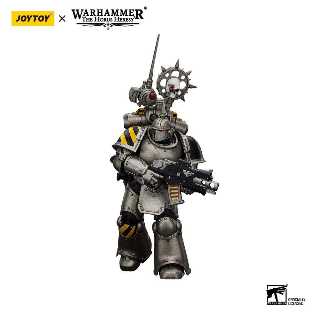 Warhammer The Horus Heresy Action Figure 1/18 lron Warriors MKlIl Tactical Legionary with Nuncio-vox 12 cm Action