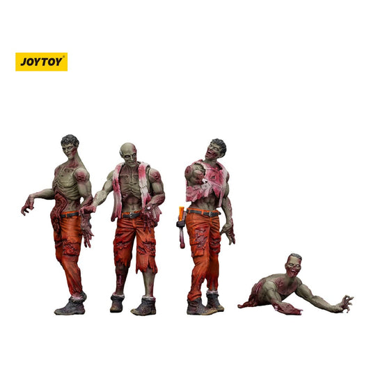 Zombie Dark Source Action Figures 4-Pack Mechanic Team 8 cm Joy Toy (CN)