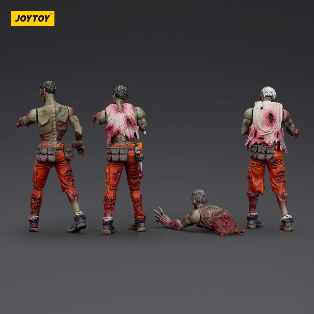 Zombie Dark Source Action Figures 4-Pack Mechanic Team 8 cm Joy Toy (CN)