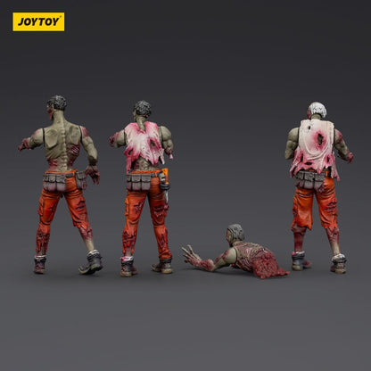 Zombie Dark Source Action Figures 4-Pack Mechanic Team 8 cm Joy Toy (CN)