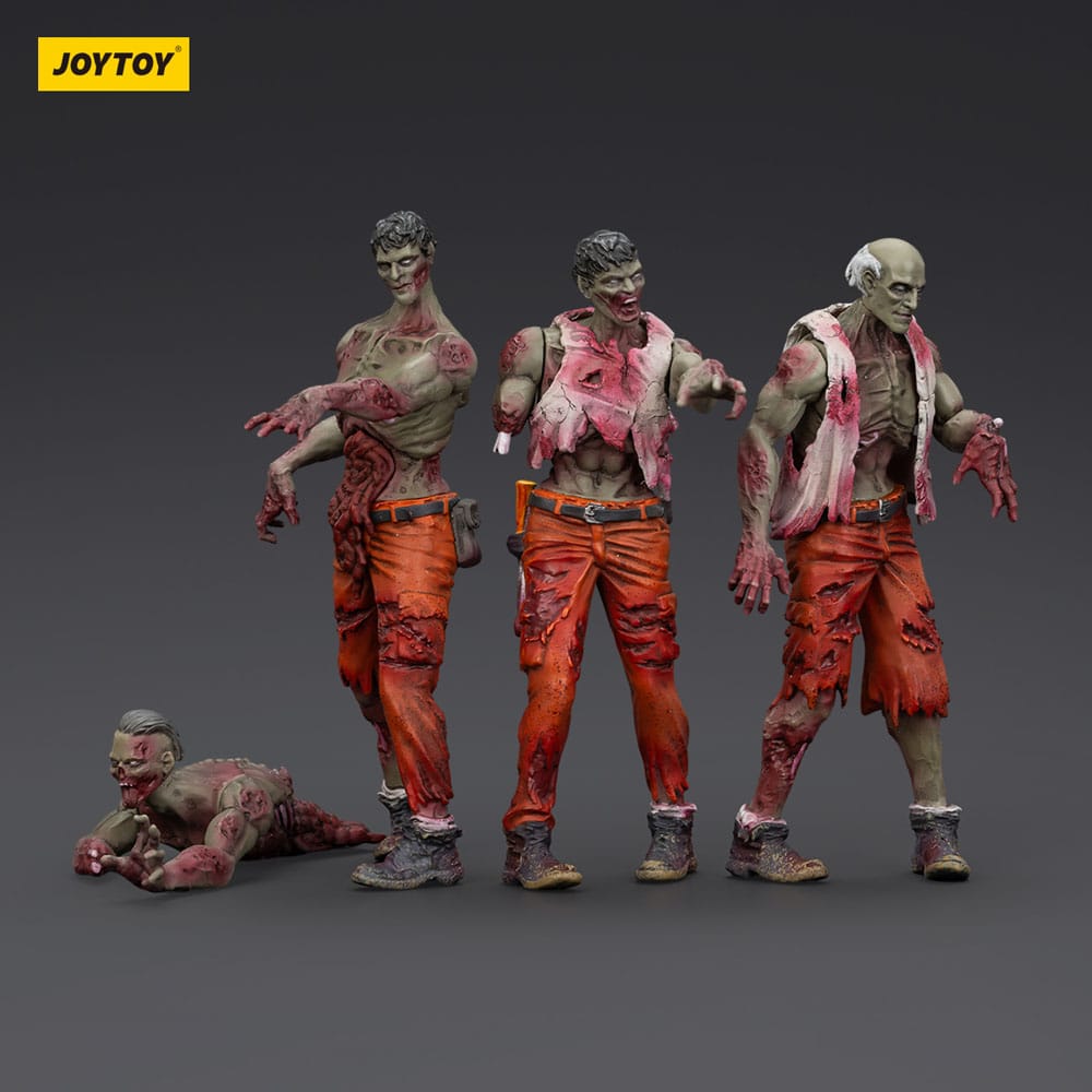 Zombie Dark Source Action Figures 4-Pack Mechanic Team 8 cm Joy Toy (CN)
