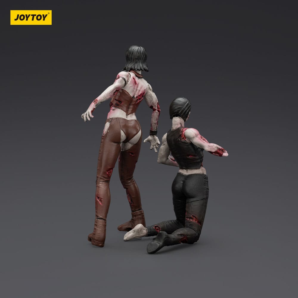 Zombie Dark Source Action Figures 2-Pack Female wrestlers 8 cm Joy Toy (CN)