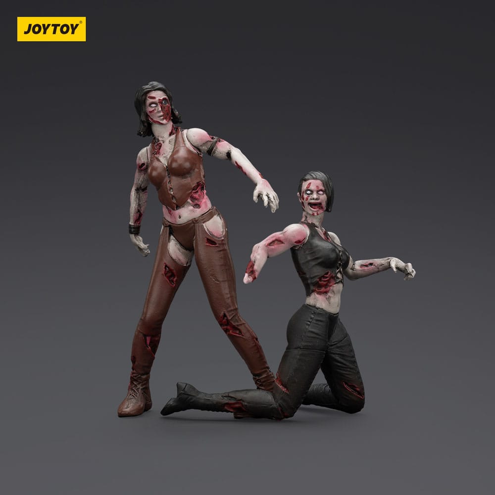 Zombie Dark Source Action Figures 2-Pack Female wrestlers 8 cm Joy Toy (CN)