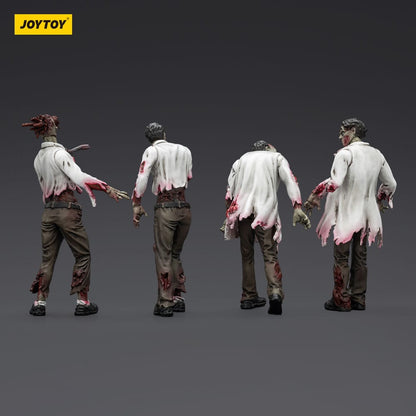 Zombie Dark Source Action Figures 4-Pack Scientists (Male) 8 cm Joy Toy (CN)