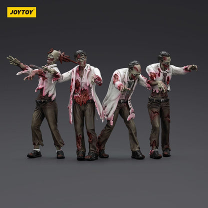 Zombie Dark Source Action Figures 4-Pack Scientists (Male) 8 cm Joy Toy (CN)