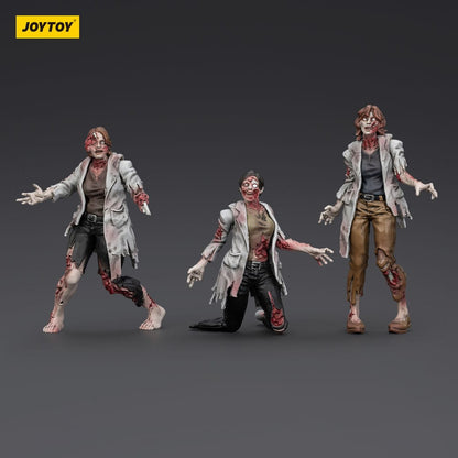 Zombie Dark Source Action Figures 3-Pack Scientists (Female) 8 cm Joy Toy (CN)