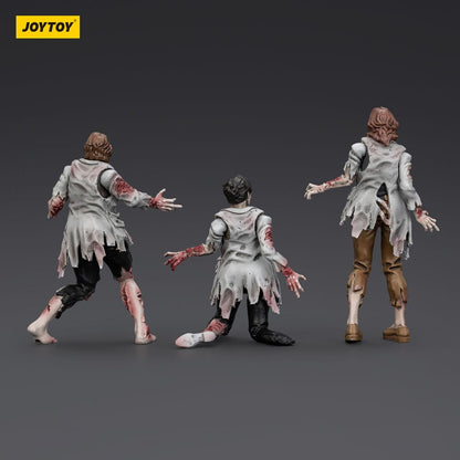Zombie Dark Source Action Figures 3-Pack Scientists (Female) 8 cm Joy Toy (CN)