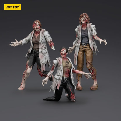 Zombie Dark Source Action Figures 3-Pack Scientists (Female) 8 cm Joy Toy (CN)