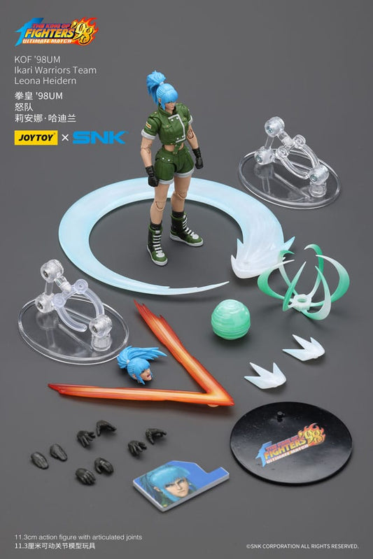 The King Of Fighters '98 Action Figure Hero Team Leona Heidern 11 cm Joy Toy (CN)