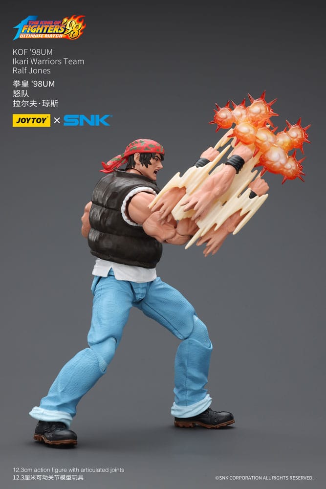 The King Of Fighters '98 Action Figure Hero Team Ralf Jones 12 cm Joy Toy (CN)